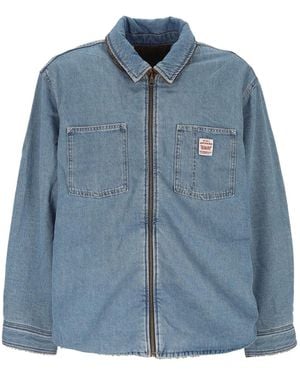 Levi's Giacca Denim Con Zip - Blu