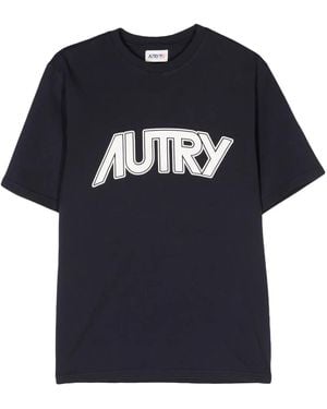 Autry ロゴ Tシャツ - ブルー