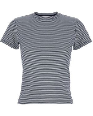 FRAME Striped T-Shirt - Grey