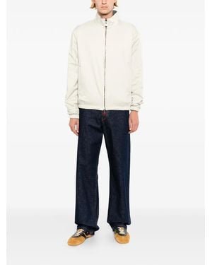 Kiton Zip-Up High-Neck Jacket - Blue