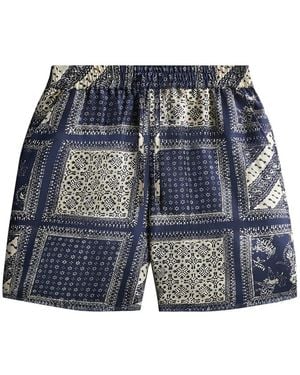 Kith Short Lewis En Soie - Blue