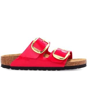 Birkenstock Arizona Leather Sandals - Red