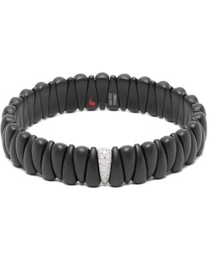 ’ROBERTO DEMEGLIO Artiglio Armband Mit Diamanten - Schwarz