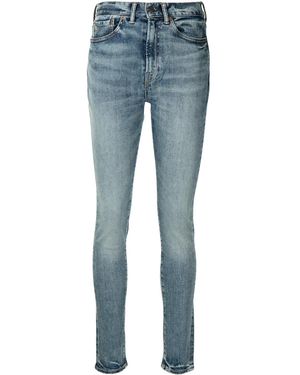 RRL High-Waisted Skinny Jeans - Blue