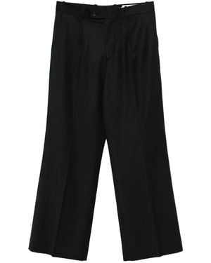 Tonywack Pleated Tailored Trousers - Black