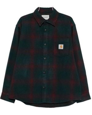 Carhartt Plaid Pocket Shirt - ブラック
