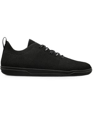 Groundies Knit Lace-Up Trainers - Black