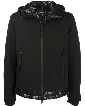Peuterey Quilted Stripe Hem Jacket - Black