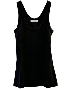 Lemaire Scoop-Neck Tank Top - Black