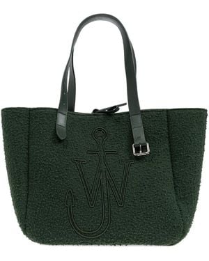 JW Anderson Embossed-Logo Tote Bag - Black