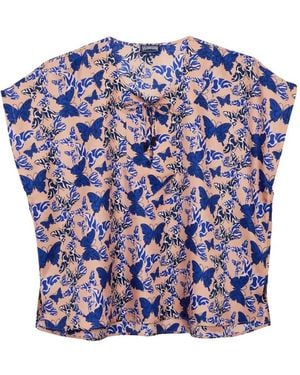 Vilebrequin タッセル ブラウス - ブルー