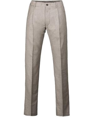 Moorer Anton-Ff Pleated Trousers - Grey