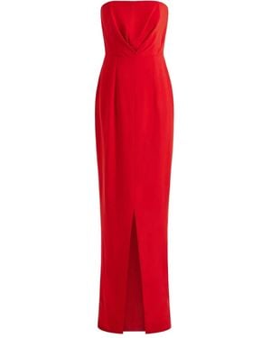 16Arlington Aeta Strapless-Belted Maxi Dress - Red