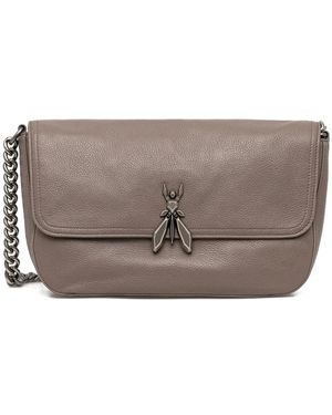 Patrizia Pepe Large Essential Shoulder Bag - Grey