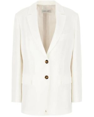 Alberta Ferretti Blazer A Due Bottoni - Bianco