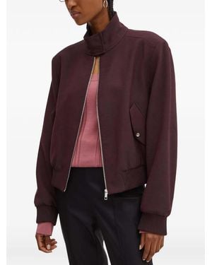 BOSS Chaqueta bómber con cremallera - Rojo