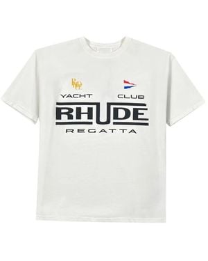 Rhude Yacht Club T-shirt - Blanco