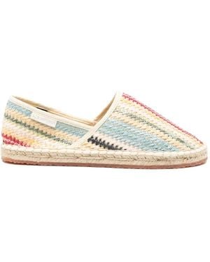 Superga 3009 Striped Espadrilles - Natural