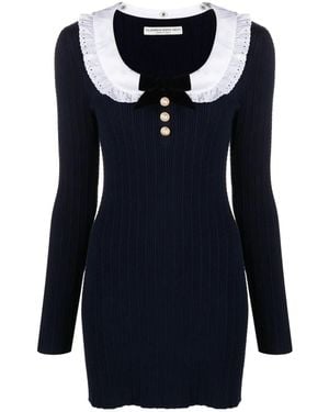 Alessandra Rich Mini Dress - Blue