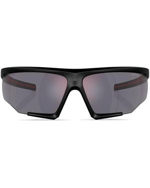 Prada Linea Rossa Gafas De Sol Con Montura Oversize - Negro