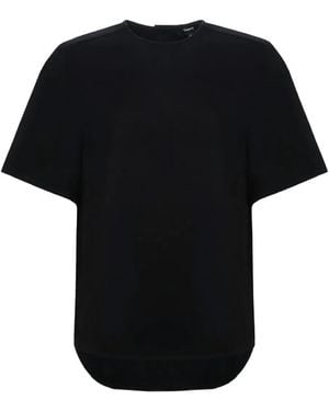 Theory Crew-neck Short-sleeve T-shirt - Black