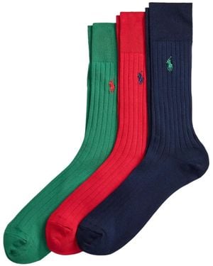 Polo Ralph Lauren Logo-Embroidered Socks