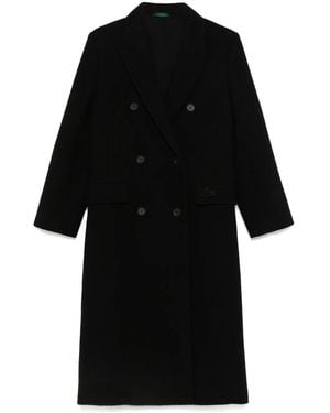 Lacoste Cappotto Boucl� - Nero