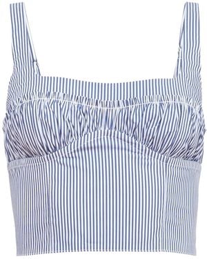 Fleur du Mal Striped Top - Blue