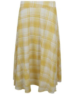 Mii Corfu Checked Skirt - Giallo