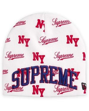 Supreme X New Era Berretto Con Monogramma - Rosa