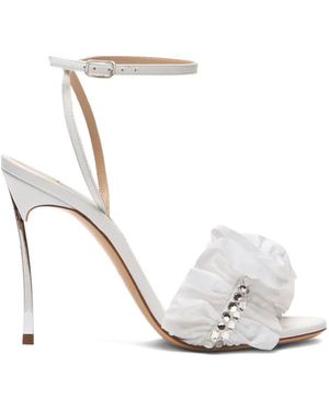 Casadei Annabel Heeled Sandals - White