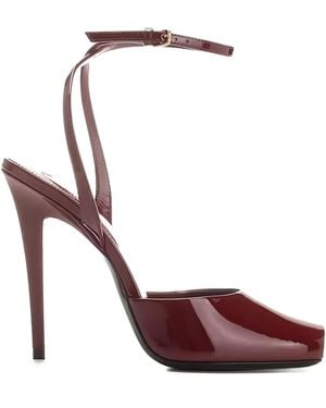 Saint Laurent 110Mm La Scandale Pumps - Red