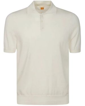 Alpha Industries Button-closure Polo Shirt - White