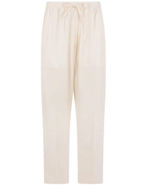 Umit Benan Drawstring Trousers - White