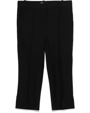 Maje Cropped Trousers - Black