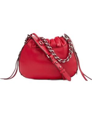 Isabel Marant Bolton Leather Shoulder Bag - Red