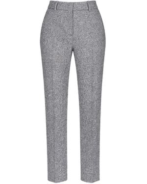Ermanno Scervino Houndstooth Pants - Gray