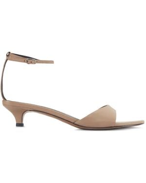 12 STOREEZ Jane Leather Sandals - Natural