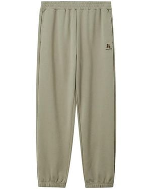 Izzue Logo-Patch Track Pants - Green
