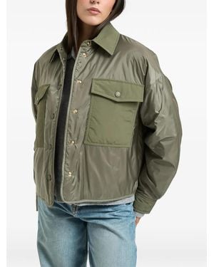 Weekend by Maxmara Sughero Padded Patch-Pocket Jacket - Green