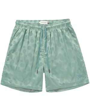 Honor The Gift Jacquard-Shorts mit Polka Dots - Blau