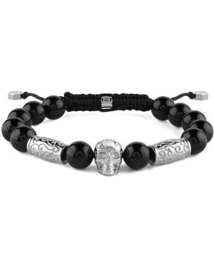 Philipp Plein Stainless-Steel Bracelet - Black