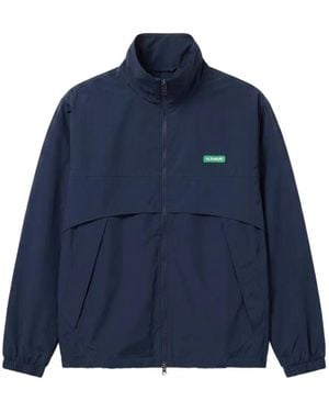 flâneur Badge Zip-Up Track Jacket - Blue