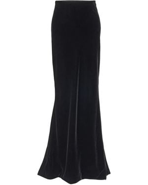 Carolina Herrera ベルベット スカート - ブラック
