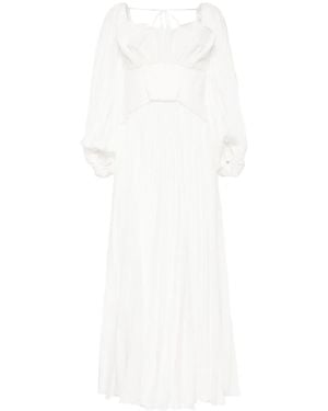 Acler Elkington Long-Sleeved Dress - White