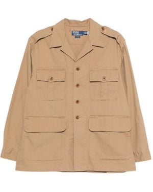 Polo Ralph Lauren Button-Fastening Flap-Pocket Shirt - Natural