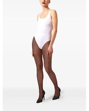 Wolford Fishnet Tights - White