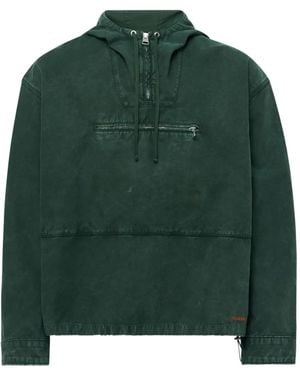 JW Anderson Drawstring Hooded Jacket - Green