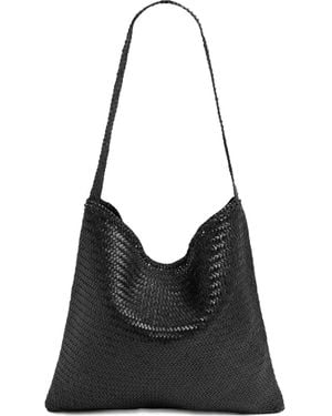 Dragon Diffusion Ars Woven-Design Shoulder Bag - Black