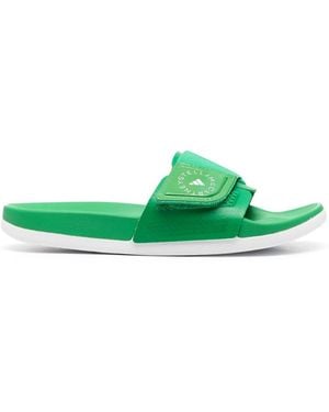 adidas By Stella McCartney Touch-Strap Slides - Green